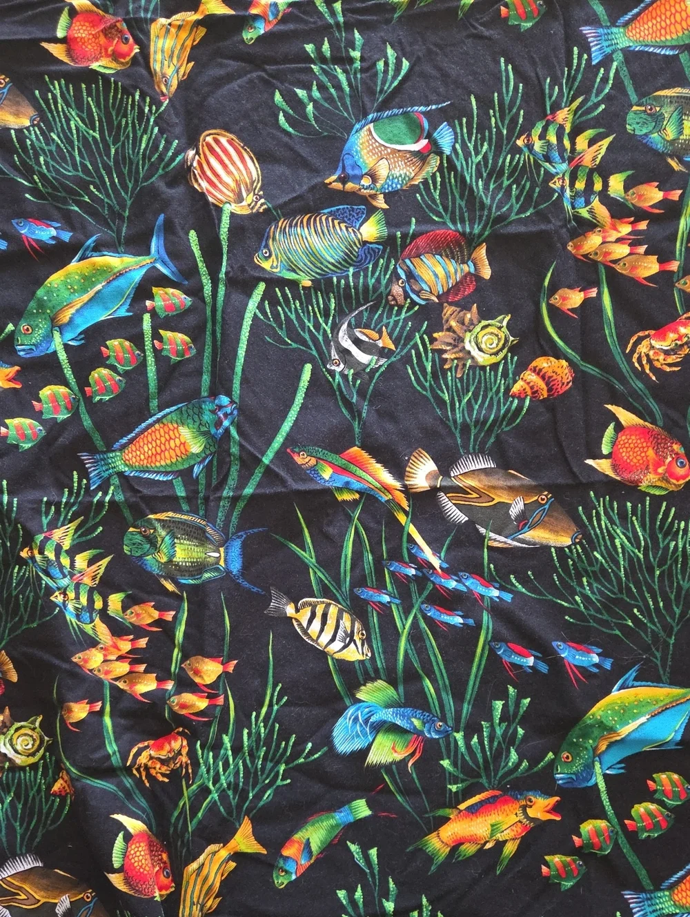The Alexander Henry Collection Multi Colors FISHIES Marine Life 1.53 Yards